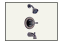 Delta  Leland Bath Series Single Handle Tub/Shower