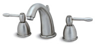 Ergo Widespread Lavatory Faucet with Pop-Up Assembly