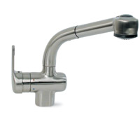 Everest Pull-Out Kitchen Faucet with 90 degree Lever Handle